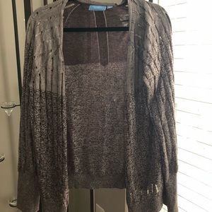 Metallic cardigan